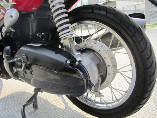 6 เดือน..แดง เด่น เดิ้น Suzuki Jelato Jack 999 หัวฉีด 125 cc รถดี ขี่คุ้ม เพียง  บาทเท่านั้น