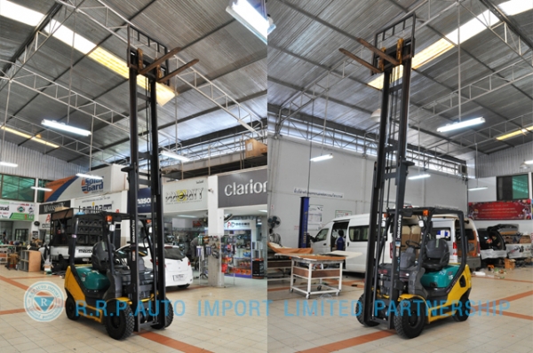 ขายรถโฟล์คลิฟท์มือสอง KOMATSU รุ่น FD15C-658111 ราคา 275,000 บาท นำเข้าจากญี่ปุ่น ไม่เคยใช้งา่นในไทย