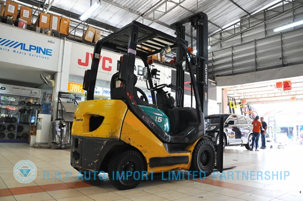 ขายรถโฟล์คลิฟท์มือสอง KOMATSU รุ่น FD15C-658111 ราคา 275,000 บาท นำเข้าจากญี่ปุ่น ไม่เคยใช้งา่นในไทย