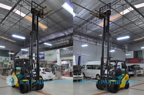 ขายรถโฟล์คลิฟท์มือสอง KOMATSU รุ่น FG25T-571949 ราคา xxx,xxx บาท นำเข้าจากญี่ปุ่น ไม่เคยใช้งา่นในไทย