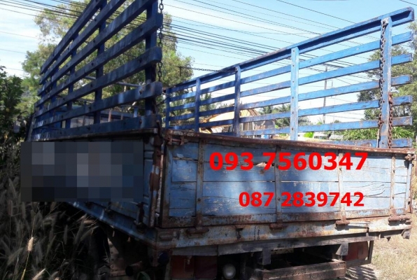 ขายรถบรรทุกกระบะคาร์โก้มีรั้วเสริมยาว 5.20 ม. 6 ล้อ ISUZU SBR 145 แรงม้า