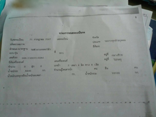 รถอีซุซุ 10 ล้อดั้ม FXZ  270 แรงม้า ปี 46.   ( ขาย แม่ , ลูก. )     สนใจติดต่อ  081 - 6079515