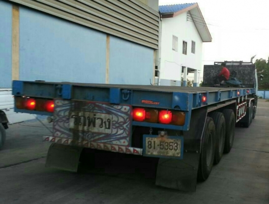 ขายราคา 735,000บ หัว+หาง ครับ หัวลาก ฮีโน่ FM3M240ปี44 หัวพร้อมหาง 3เพา พื้นเรียบยาว12ม สภาพดีพร้อมใช้งาน ชนิดเชื้อเพลิง แก๊ช NGV 100\% ทะเบียนพร้อมโอน