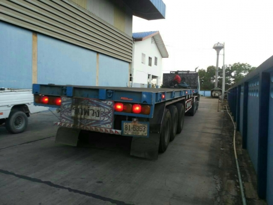 ขายราคา 735,000บ หัว+หาง ครับ หัวลาก ฮีโน่ FM3M240ปี44 หัวพร้อมหาง 3เพา พื้นเรียบยาว12ม สภาพดีพร้อมใช้งาน ชนิดเชื้อเพลิง แก๊ช NGV 100\% ทะเบียนพร้อมโอน