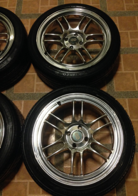 ล้อ Enkei RPF1 ขอบ17 สภาพสวย ไม่มีซ่อม พร้อมยางปี13 ราคาไม่แพง