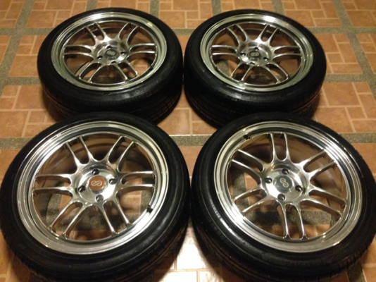 ล้อ Enkei RPF1 ขอบ17 สภาพสวย ไม่มีซ่อม พร้อมยางปี13 ราคาไม่แพง