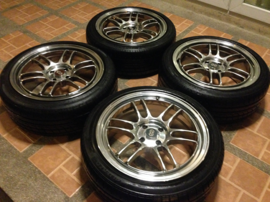 ล้อ Enkei RPF1 ขอบ17 สภาพสวย ไม่มีซ่อม พร้อมยางปี13 ราคาไม่แพง