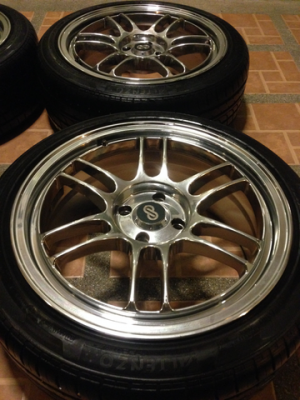 ล้อ Enkei RPF1 ขอบ17 สภาพสวย ไม่มีซ่อม พร้อมยางปี13 ราคาไม่แพง