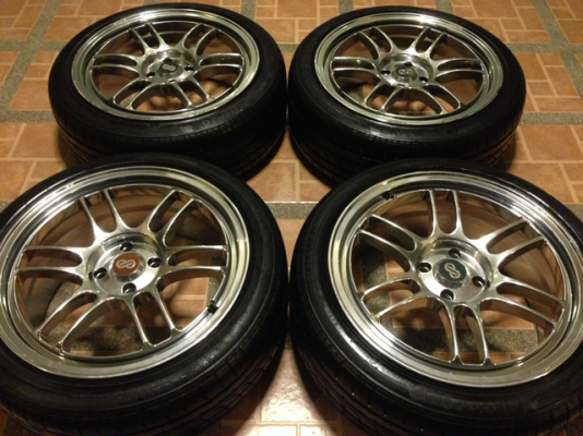 ล้อ Enkei RPF1 ขอบ17 สภาพสวย ไม่มีซ่อม พร้อมยางปี13 ราคาไม่แพง