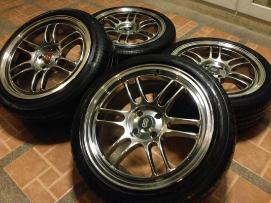 ล้อ Enkei RPF1 ขอบ17 สภาพสวย ไม่มีซ่อม พร้อมยางปี13 ราคาไม่แพง