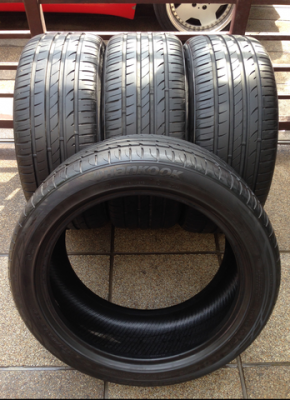 ยาง Hankook 235 45 18 ดอกเต็ม พร้อมใช้งาน ราคาไม่แพง