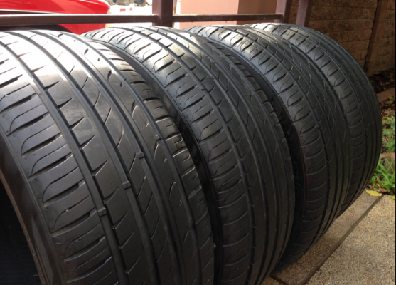 ยาง Hankook 235 45 18 ดอกเต็ม พร้อมใช้งาน ราคาไม่แพง