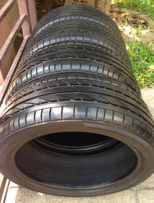 ยาง Bridgestone 205 45 17 ปลายปี12 ดอกสวยพร้อมใช้งาน ราคาไม่แพง