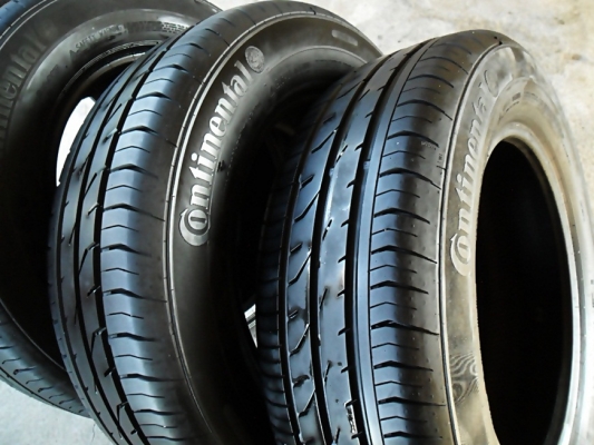 ยาง15  คอนติเนนตัล195-65-R15 ลงพื้นปลายปี14 (4เส้น 3,900)