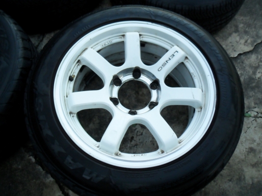 แม็ก17 Lenso RT-7 แท้ 6รู139 ยาง225-55-17ปี14 ล้อละ2800