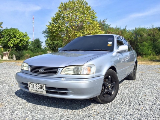 ขายโคโลล่า 1.6 GXi โฉม HI-TORQUE ปี 2000 พ.ศ. 2543 มี ABS AIRBAG เกียร์ออโต้ พวงมาลัยเพาเวอร์ กระจกปรับไฟฟ้า แอร์เย็น ขับดีมาก เครื่องแน่ กำลังเครื่องดี ช่วงล่างดี