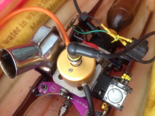 เรือเบนซิลพร้อมเล่นลำใหญ่เครื่อง G300 JAPAN สภาพใหม่ไม่มีเวลาเล่น