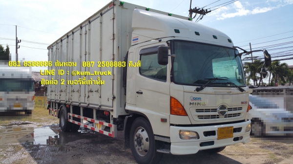 ขาย Hino 500 ปี54 ตู้สิบบานยาว 7.5 เมตร รถใหม่วิ่งน้อย
