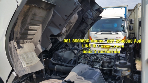 ขาย Hino 500 ปี54 ตู้สิบบานยาว 7.5 เมตร รถใหม่วิ่งน้อย