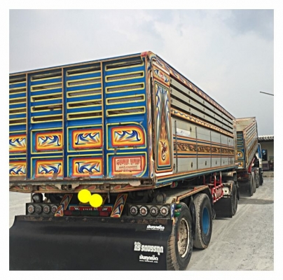 ขาย รถบรรทุก 24 ล้อพ่วง แม่-ลูก ดั้มพ์มิเนียม ยี่ห้ออีซุซุ GIGA360 แรงม้า เครื่อง6WA1 360แรง