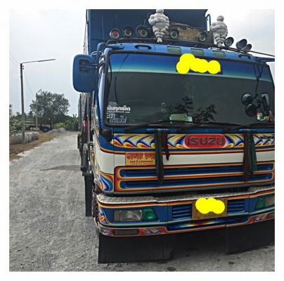 ขาย รถบรรทุก 24 ล้อพ่วง แม่-ลูก ดั้มพ์มิเนียม ยี่ห้ออีซุซุ GIGA360 แรงม้า เครื่อง6WA1 360แรง