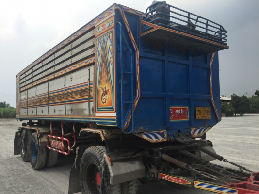 ขาย รถบรรทุก 24 ล้อพ่วง แม่-ลูก ดั้มพ์มิเนียม ยี่ห้ออีซุซุ GIGA360 แรงม้า เครื่อง6WA1 360แรง