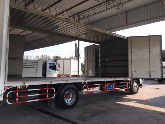 ขาย6ล้อHINO.MAGA Euro3.QDR. ซีรี่ย์500คอมมอลเรล 220เเรงรถห้างเเท้ตู้เเห้ง10บานเปิดได้รอบไม่มีเสากลางช่วงยาว7.20เมตรภายในสีดำปี2557(2014)ใช้งานได้เลยรถสภาพสวยราคา1,490,000จัดไฟเเนนท์ได้ครับสนใจดูรถได้ที่เต็นท์รถ JJ.AUTOCAR 2 หลังวัดจันทรารามติดถนนเพชรเกษมห