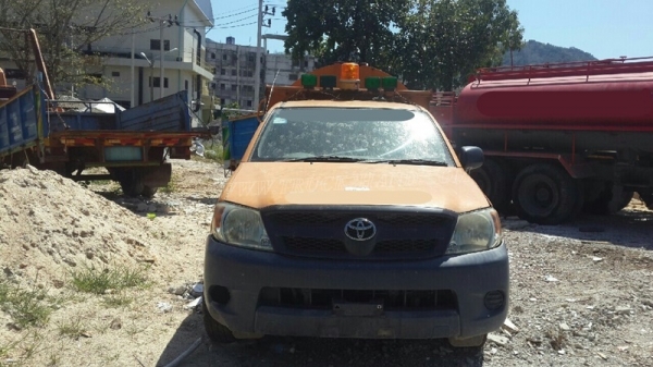รถบรรทุกขยะ TOYOTA HILUX VIGO กระบะยกเทได้