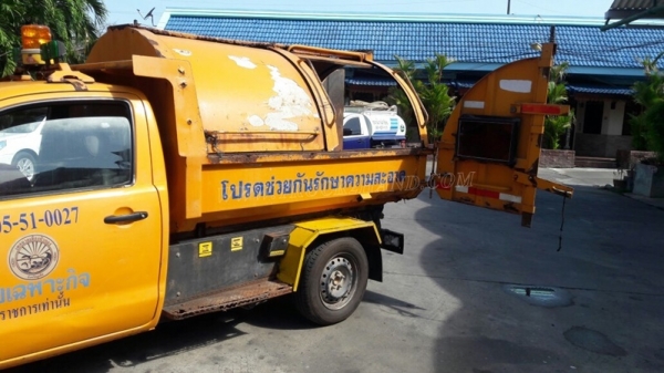 รถบรรทุกขยะ TOYOTA HILUX VIGO กระบะยกเทได้