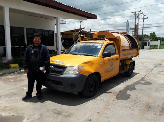 รถบรรทุกขยะ TOYOTA HILUX VIGO กระบะยกเทได้