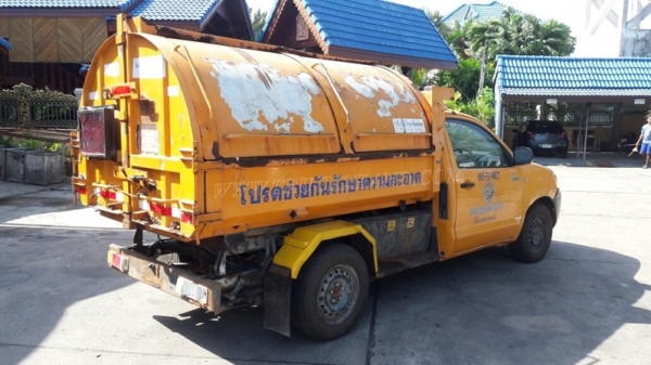 รถบรรทุกขยะ TOYOTA HILUX VIGO กระบะยกเทได้