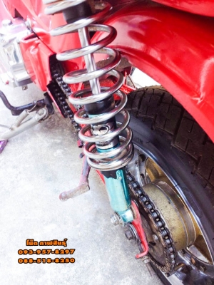 ขาย ชาลี Honda Chaly ราคา 13,900 บาท (รถพึ่งประกอบใหม่ๆ) ✅เครื่องHonda เวฟZ ชุบโครเมี่ยมเงาๆ ดีๆเลยเงียบๆเดินเบๅนิ่ง ไม่มีควัน ✅ล้อโต กะทะใหญ่กว่าของเดิม ชุบโครเมี่ยมสวยๆ ✅ยางใหม่ๆ ขนยางยังอยู่ ✅อาร์มถ่าง ✅คาบูแดช ✅โช๊คหน้าหัวกลับ ✅สีรถยนต์ สวยๆเลย ตามรูป