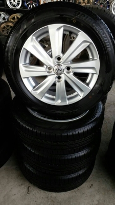 ล้อ toyota vios ขอบ 15 ถอดป้ายแดง ชุดล่ะ 13500