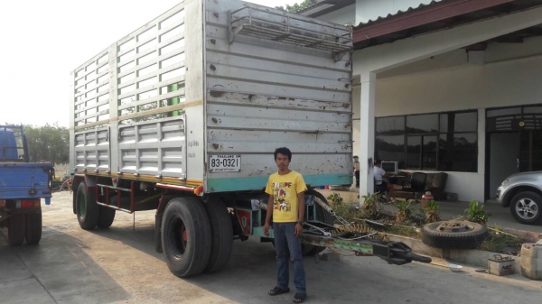 หางพ่วง พนัส กระบะ ยาว 6.30 เมตร กว้าง 2.49 เมตร