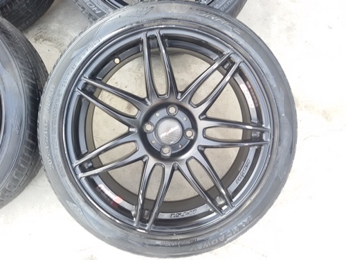 ขายล้อProject D D-Spec 17 4 รูหน้า7.5 ET45 พร้อมยาง 4 ล้อ ขายล้อProject D D-Spec 17 4 รูหน้า7.5 ET45 พร้อมยาง 4 ล้อ