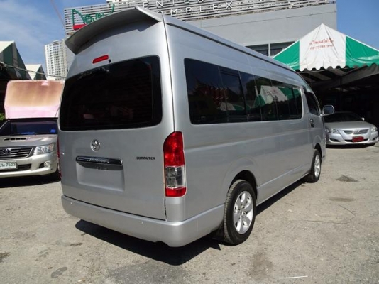 โทร 0922726669 คุณตันหยงรถตู้เบสมือสองฝั่งธน TOYOTA HIACE COMMUTER 2.5D4D MT แต่งวีไอพี เบาะ 4 แถว