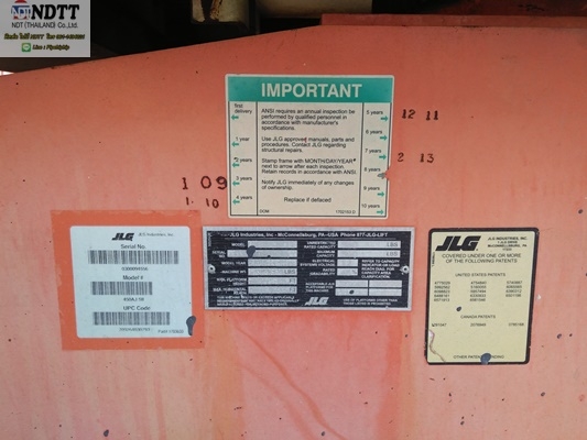 JLG 450J ปี2006 รถเก่านอกไม่เคยใช้งานในไทยครับ