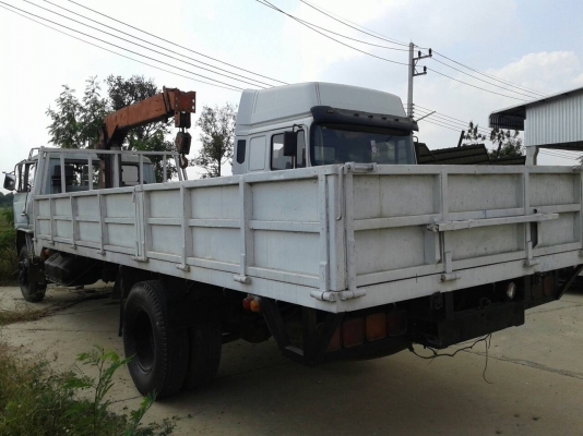 ขายหกล้อ HINO FF177KA ติดเครน 3ตัน คัชชีสวย ยางดี กระบะยาว6.50  เอกสารเล่มทะเบียนพร้อมโอน