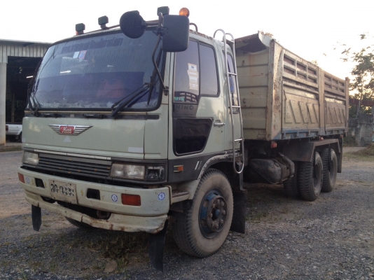 สิบล้อ ฮีโน่ FM3H195 ดั้มสามมิต สภาพดีสวยบางเดิมพร้อมใช้ ทะเบียนพร้อมโอน