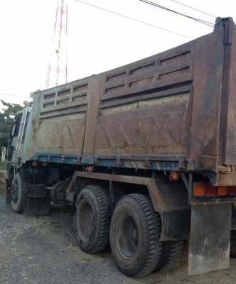 สิบล้อ ฮีโน่ FM3H195 ดั้มสามมิต สภาพดีสวยบางเดิมพร้อมใช้ ทะเบียนพร้อมโอน