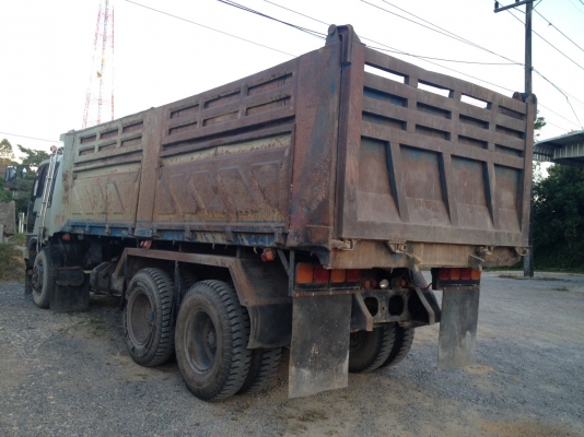 สิบล้อ ฮีโน่ FM3H195 ดั้มสามมิต สภาพดีสวยบางเดิมพร้อมใช้ ทะเบียนพร้อมโอน