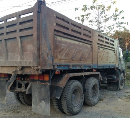 สิบล้อ ฮีโน่ FM3H195 ดั้มสามมิต สภาพดีสวยบางเดิมพร้อมใช้ ทะเบียนพร้อมโอน