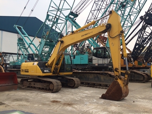 SUMITOMO SH200-5  ปี2010 6,508ชม. แทรค70 มาถึงแล้วครับงามๆ