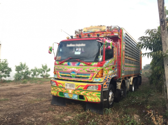 ขายรถพ่วง HINO 344 ปี 53 ดั้มมิเนียมซีทีทรัค คอกเกษตร เครื่องเดิม เกียร์เดิม ยางดี