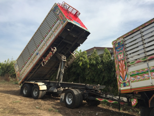 ขายรถพ่วง HINO 344 ปี 53 ดั้มมิเนียมซีทีทรัค คอกเกษตร เครื่องเดิม เกียร์เดิม ยางดี