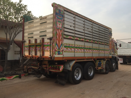 ขายรถพ่วง HINO 344 ปี 53 ดั้มมิเนียมซีทีทรัค คอกเกษตร เครื่องเดิม เกียร์เดิม ยางดี