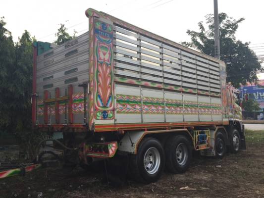 ขายรถพ่วง HINO 344 ปี 53 ดั้มมิเนียมซีทีทรัค คอกเกษตร เครื่องเดิม เกียร์เดิม ยางดี