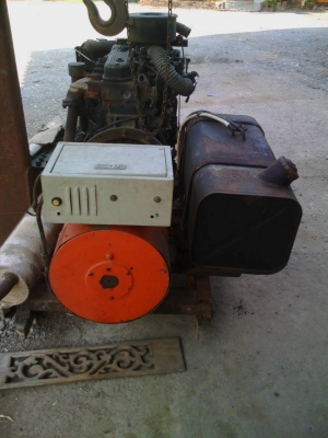 เครื่งปั่นไฟ พร้อมเครื่องอีซูซุ4BD1