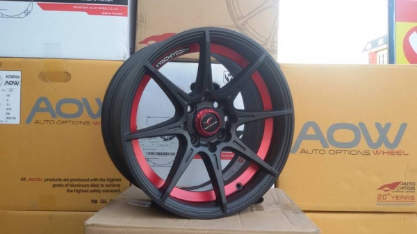 ขายล้อแม็กใหม่ yachiyoda lw-01x 15" มีสีดำขอบแดง สนใจติดต่อ ตาเล็ก ล้อและยาง ครับ 081-3747940
