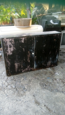 ตู้โชว์ไม้สัก